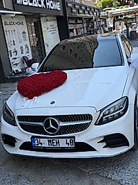 Kırmızı gül araba süsü ( A007 )