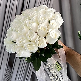 GONCA GÜL GELİN ÇİÇEĞİ ( sapı incili )