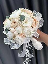 SOMON ŞAKAYIKLI İNCİ TÜLLÜ GELİN ÇİÇEĞİ