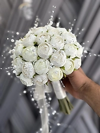 İNCİLİ KREM ŞAKAYIK GELİN ÇİÇEĞİ