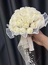 Krem Gonca Gül Buketi