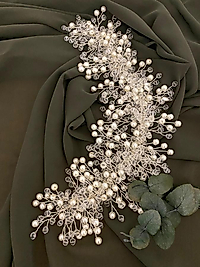 İNCİ ÇIKINTILI BANT TAÇ