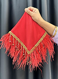 TÜYLÜ KIRMIZI MENDİL