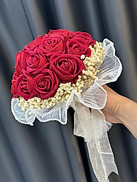 İNCİ TÜLLÜ KIRMIZI GELİN ÇİÇEĞİ