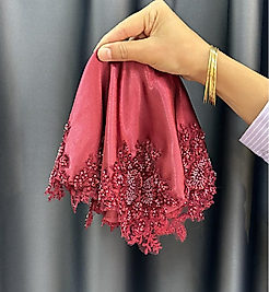 BORDO GELİN MENDİLİ