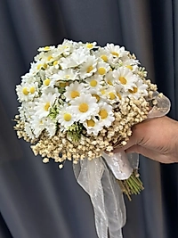 PAPATYA GELİN BUKETİ