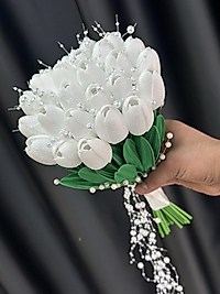 İncili Sararmayan Lale Gelin Çiçeği