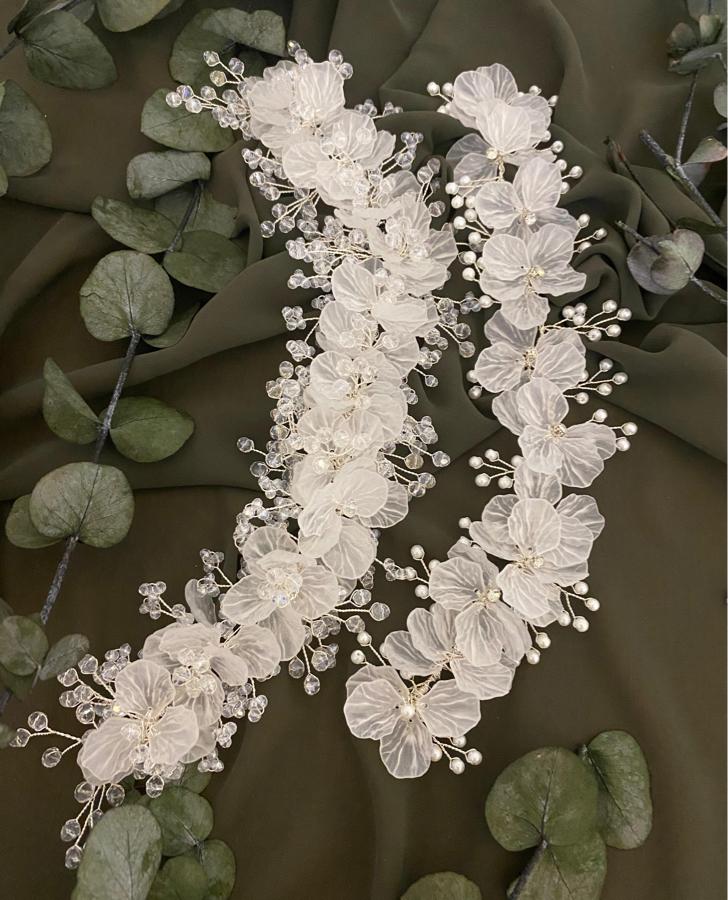 İKİLİ ÇİÇEKLİ TAÇ