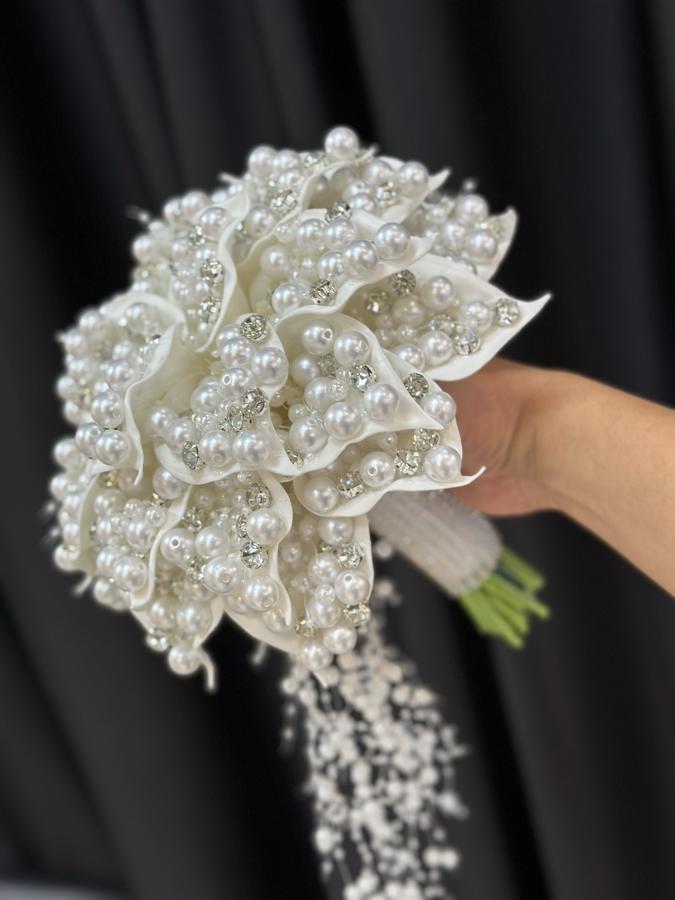 BEYAZ İNCİLİ GALA GELİN ÇİÇEĞİ