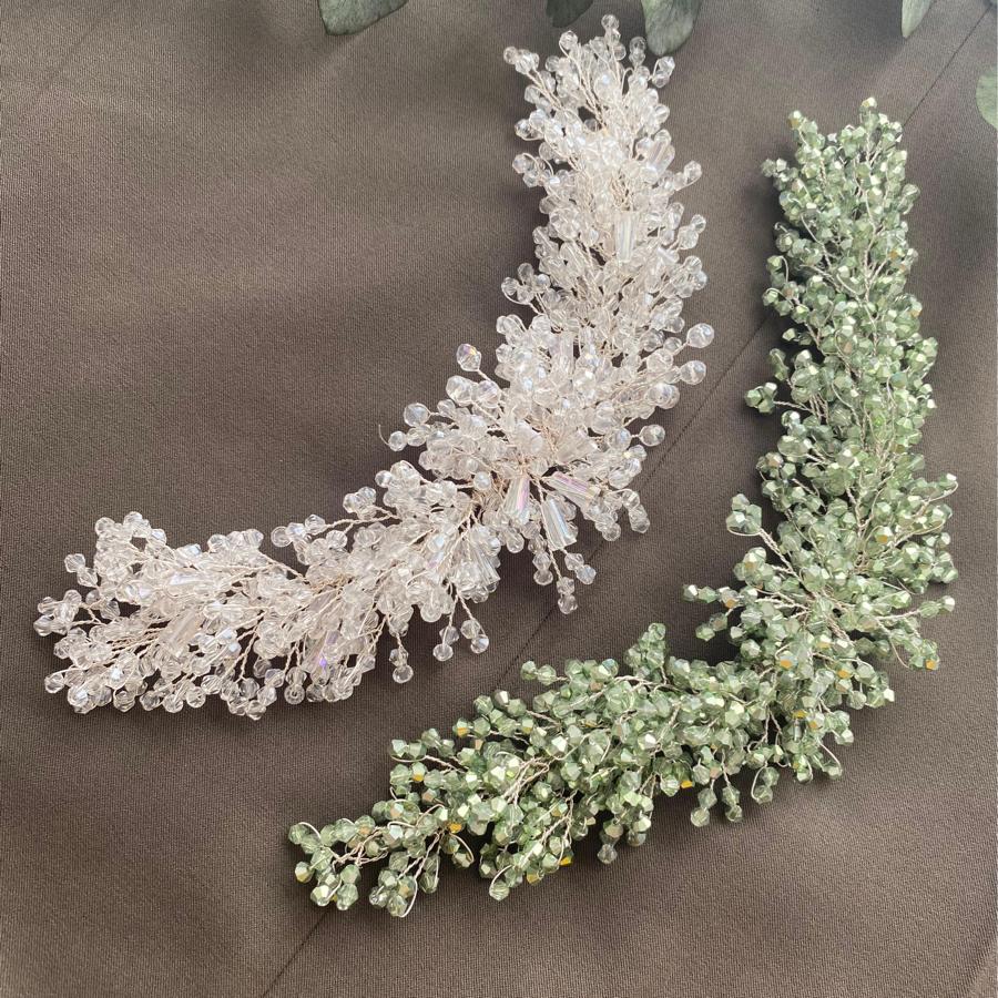 İKİLİ TAÇ ( yağ yeşili ve krem )