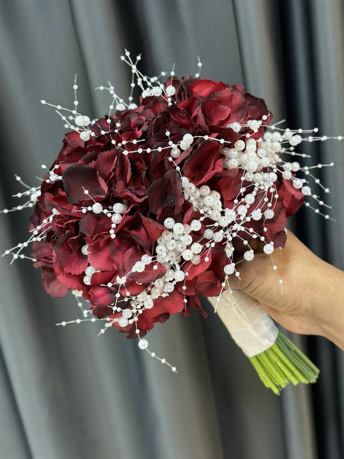 İNCİLİ BORDO ORTANCA