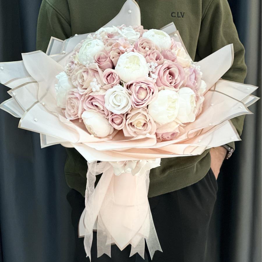 SOFT PEMBE İSTEME BUKETİ