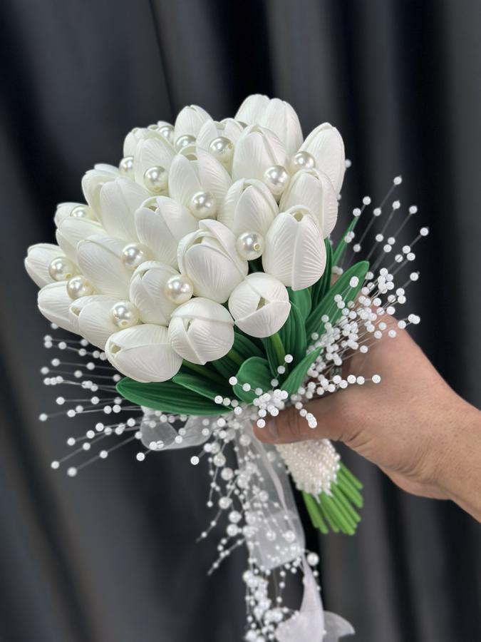 İncili Sararmayan Lale Gelin Çiçeği