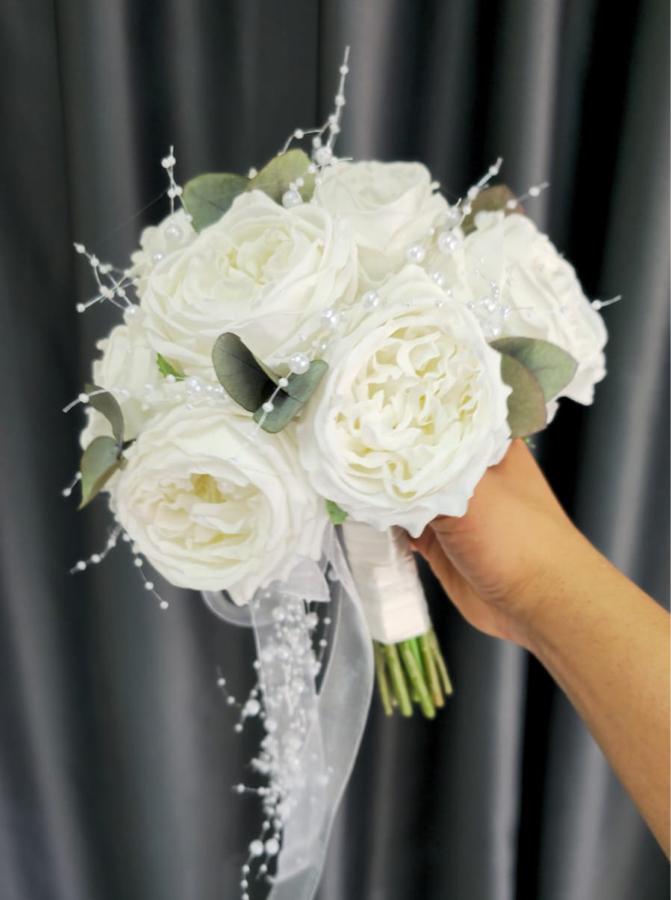 ıslak şakayık ( Okaliptus ve inci detaylı )